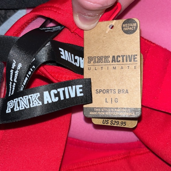 PINK Ultimate Push-Up Sports Bra Bundle - NEW - Picture 3 of 4